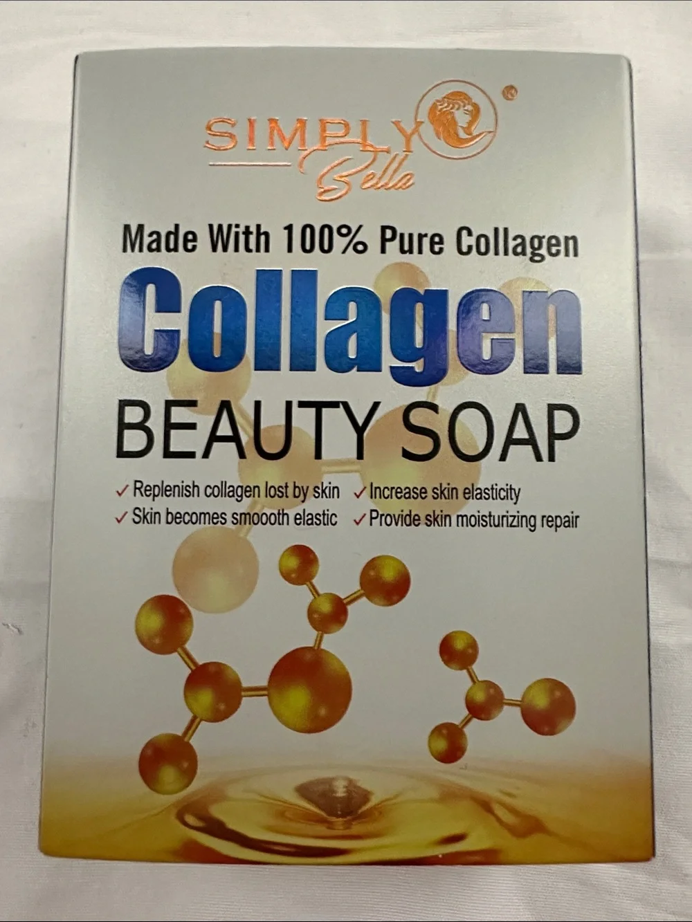 Simply Bella Collagen Beauty Soap – 100g, New